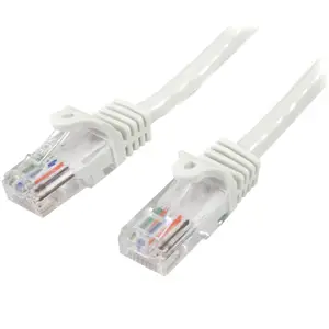 Patchkabel Cat5e RJ-45/RJ-45 Stecker/Stecker Weiß 10m Patchkabel Cat5e RJ-45/RJ-45 Stecker/Stecker Weiß 10m