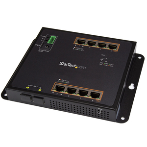 8 Port PoE+ Gigabit Managed Ethernet Switch 2 SFP Verbindungen Wandmontage mit Front Zugriff