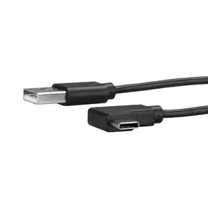 USB Kabel rechtsgewinkelt USB-A/USB-C Männlich/Männlich Schwarz 1m USB Kabel rechtsgewinkelt USB-A/USB-C Männlich/Männlich Schwarz 1m