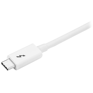 Thunderbolt 3/USB-C Kabel Stecker/Stecker weiß 0,5m