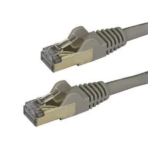 Patchkabel Cat6a RJ-45/RJ-45 Stecker/Stecker Grau 1m Patchkabel Cat6a RJ-45/RJ-45 Stecker/Stecker Grau 1m