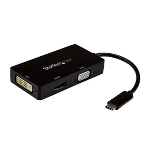 USB-C Multiport Adapter 3-in-1 USB-C auf HDMI/DVI/VGA USB-C Multiport Adapter 3-in-1 USB-C auf HDMI/DVI/VGA