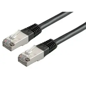 Patchkabel RJ-45 S/FTP Cat6 Schwarz 5 m Patchkabel RJ-45 S/FTP Cat6 Schwarz 5 m