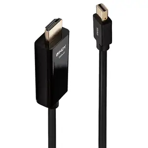 DisplayPort Anschlusskabel HDMI/MiniDisplayPort Stecker/Stecker Schwarz 3m DisplayPort Anschlusskabel HDMI/MiniDisplayPort Stecker/Stecker Schwarz 3m