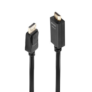 Anschlusskabel DisplayPort/HDMI Stecker/Stecker Schwarz 5m