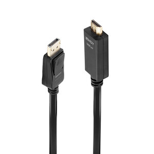 Anschlusskabel DisplayPort/HDMI Stecker/Stecker Schwarz 2m