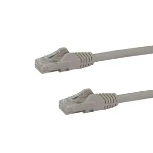 Patchkabel Cat6 RJ-45/RJ-45 Männlich/Männlich Grau 1m Patchkabel Cat6 RJ-45/RJ-45 Männlich/Männlich Grau 1m