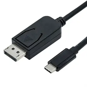 USB-C auf DisplayPort 1.2 Adapterkabel Stecker/Stecker Schwarz 1m USB-C auf DisplayPort 1.2 Adapterkabel Stecker/Stecker Schwarz 1m