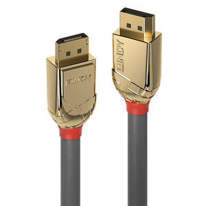 Gold Line DisplayPort Kabel DisplayPort/DisplayPort Stecker/Stecker Grau 0,5m