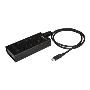 7 Port USB Hub 5xUSB-A/2xUSB-C Schwarz 7 Port USB Hub 5xUSB-A/2xUSB-C Schwarz