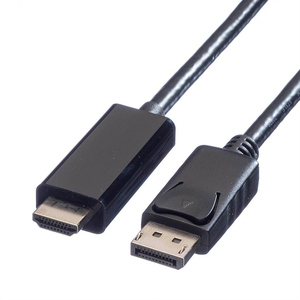 DisplayPort/HDMI Anschlusskabel Stecker/Stecker schwarz 5m