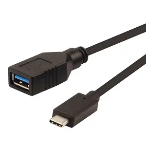 USB 3.1 Anschlusskabel C-A Stecker/Buchse schwarz 0,15m USB 3.1 Anschlusskabel C-A Stecker/Buchse schwarz 0,15m