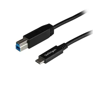 USB Kabel USB-C/USB-B Männlich/Männlich Schwarz 1m USB Kabel USB-C/USB-B Männlich/Männlich Schwarz 1m