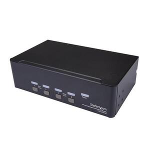 4 Port Dual DisplayPort KVM Switch