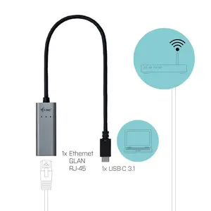 i-tec USB-C auf Gigabit Ethernet Adapter Metal i-tec USB-C auf Gigabit Ethernet Adapter Metal