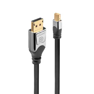 CROMO DisplayPort Kabel MiniDisplayPort/DisplayPort Stecker/Stecker Schwarz 0.5m CROMO DisplayPort Kabel MiniDisplayPort/DisplayPort Stecker/Stecker Schwarz 0.5m