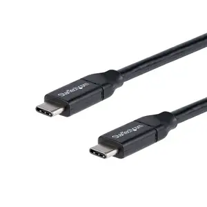 USB Ladekabel 5A USB-C/USB-C Männlich/Männlich Schwarz 1m USB Ladekabel 5A USB-C/USB-C Männlich/Männlich Schwarz 1m