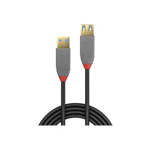 USB 3.0 Verlängerung A/A 1m schwarz USB 3.0 Verlängerung A/A 1m schwarz