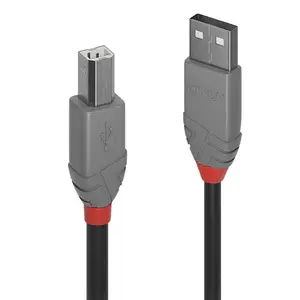 Anthra Line USB 2.0 Typ A an B Kabel 2 m Schwarz Anthra Line USB 2.0 Typ A an B Kabel 2 m Schwarz