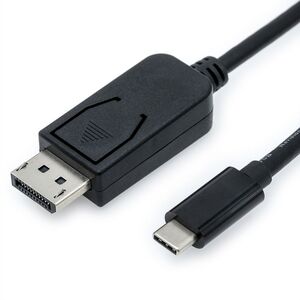 DisplayPort auf USB-C Adapterkabel DisplayPort/USB-C Stecker/Stecker Schwarz 2m