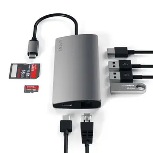 Type-C Multi-Port Adapter 4K with Ethernet V2 space gray Type-C Multi-Port Adapter 4K with Ethernet V2 space gray