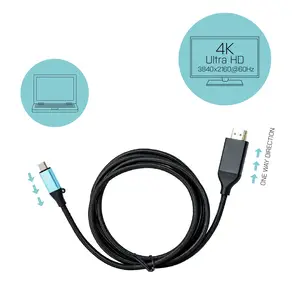 i-tec Adapterkabel USB-C/HDMI Stecker/Stecker Schwarz 1,5m i-tec Adapterkabel USB-C/HDMI Stecker/Stecker Schwarz 1,5m