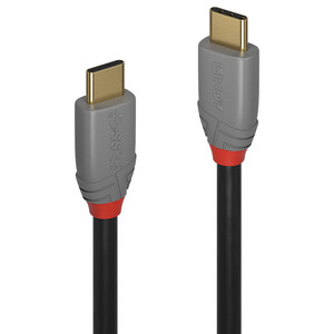 Anthra Line USB 3.1 Typ C Kabel 5A PD 0,5 m Schwarz