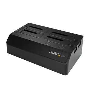 4 Schacht SATA Festplatten Dockingstation für 2,5"/3,5" SSD / HDD - USB 3.1 (10Gbit/s) 4 Schacht SATA Festplatten Dockingstation für 2,5"/3,5" SSD / HDD - USB 3.1 (10Gbit/s)