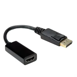 DisplayPort auf HDMI Adapterkabel Schwarz 0,15m DisplayPort auf HDMI Adapterkabel Schwarz 0,15m