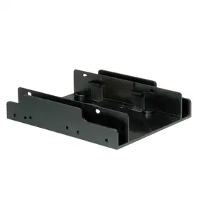 Montageadapter 3 5 Zoll Rahmen für 2x 2.5 HDD Schwarz Montageadapter 3 5 Zoll Rahmen für 2x 2.5 HDD Schwarz