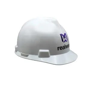 MSA V-Gard Front Brim Hard Hat with RealWear Logo MSA V-Gard Front Brim Hard Hat with RealWear Logo
