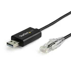 Cisco Console Cable Rollover Kabel USB/RJ-45 Stecker/Stecker Schwarz 1,8m Cisco Console Cable Rollover Kabel USB/RJ-45 Stecker/Stecker Schwarz 1,8m