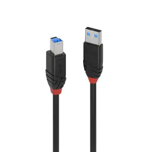 USB Kabel USB-A/USB-B Stecker/Stecker Schwarz 10m USB Kabel USB-A/USB-B Stecker/Stecker Schwarz 10m