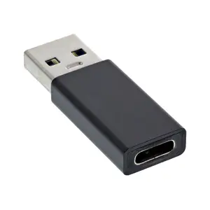 USB-A auf USB-C Adapter Schwarz USB-A auf USB-C Adapter Schwarz