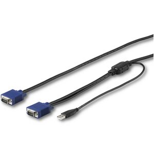 KVM Kabel für Rackmount-Konsolen VGA- und USB-Konsolenkabel 1,8 m