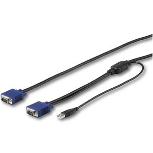 KVM Kabel für Rackmount-Konsolen VGA- und USB-Konsolenkabel 4,6 m