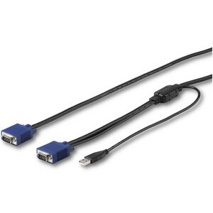 KVM Kabel für Rackmount-Konsolen VGA- und USB-Konsolenkabel 3 m