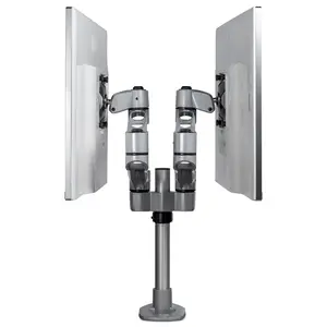 Dual Monitor Tischhalterung Gelenkarm Für bis zu 27 "-Monitore Dual Monitor Tischhalterung Gelenkarm Für bis zu 27 "-Monitore