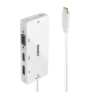 USB-C auf Multi-AV Konverter Weiß DisplayPort/HDMI/DVI/VGA/USB-C USB-C auf Multi-AV Konverter Weiß DisplayPort/HDMI/DVI/VGA/USB-C