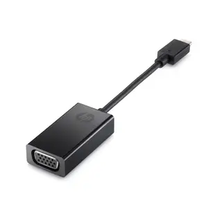 Externer Videoadapter USB-C auf VGA Stecker/Buchse Schwarz Externer Videoadapter USB-C auf VGA Stecker/Buchse Schwarz