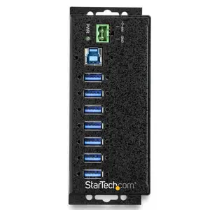 Industrieller USB 3.0-Hub 7 Ports und externes Netzteil Überspannungsschutz Industrieller USB 3.0-Hub 7 Ports und externes Netzteil Überspannungsschutz