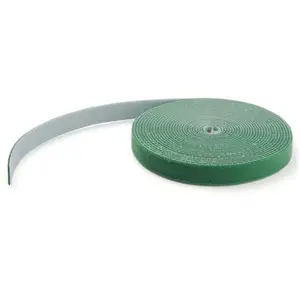 Klettkabelbinder Rolle Wiederverwendbar Grün 7,6m Klettkabelbinder Rolle Wiederverwendbar Grün 7,6m