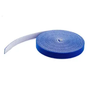 Klettkabelbinder Rolle Wiederverwendbar Blau 30,4m Klettkabelbinder Rolle Wiederverwendbar Blau 30,4m