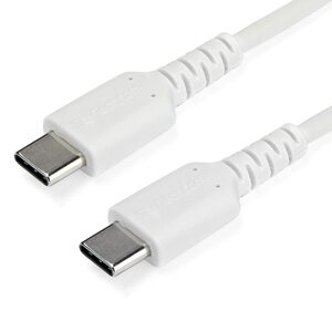 USB-C Kabel Stecker/Stecker Weiß 1 m