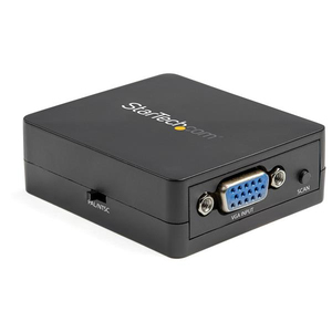 VGA zu RCA/S-Video Converter Schwarz