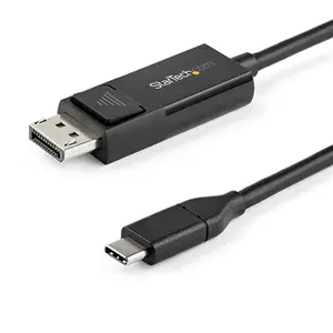 USB-C auf DisplayPort 1.2 Kabel Schwarz 1 m USB-C auf DisplayPort 1.2 Kabel Schwarz 1 m