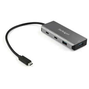 4-Port USB-C Hub (10Gbps) with 2x USB-A & 2x USB-C 9.8" Extended Attached Host Cable 4-Port USB-C Hub (10Gbps) with 2x USB-A & 2x USB-C 9.8" Extended Attached Host Cable