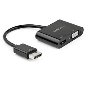DisplayPort zu HDMI VGA Adapter Schwarz DisplayPort zu HDMI VGA Adapter Schwarz