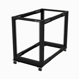 15U Open Frame Rack 4 Post 22-40 in. Adjustable Depth