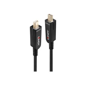 DisplayPort Kabel mit abnehmbaren DP-Stecker Mini-DisplayPort/Mini-DisplayPort Stecker/Stecker Schwarz 20m